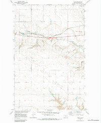 Devon Montana Historical topographic map, 1:24000 scale, 7.5 X 7.5 Minute, Year 1970