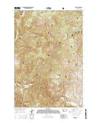 Dewey Montana Current topographic map, 1:24000 scale, 7.5 X 7.5 Minute, Year 2014