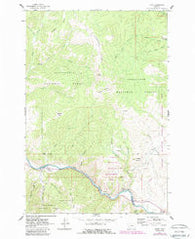 Dewey Montana Historical topographic map, 1:24000 scale, 7.5 X 7.5 Minute, Year 1961