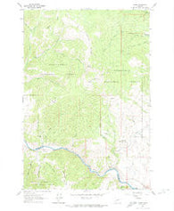 Dewey Montana Historical topographic map, 1:24000 scale, 7.5 X 7.5 Minute, Year 1961