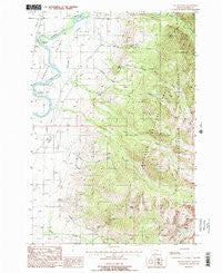 Dexter Point Montana Historical topographic map, 1:24000 scale, 7.5 X 7.5 Minute, Year 1988