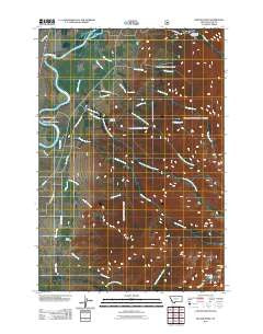 Dexter Point Montana Historical topographic map, 1:24000 scale, 7.5 X 7.5 Minute, Year 2011
