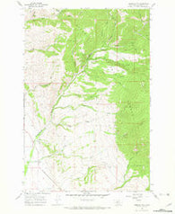 Diamond City Montana Historical topographic map, 1:24000 scale, 7.5 X 7.5 Minute, Year 1966