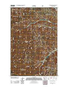 Diamond Point Montana Historical topographic map, 1:24000 scale, 7.5 X 7.5 Minute, Year 2011