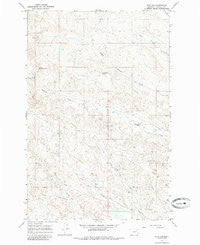 Dice Dam Montana Historical topographic map, 1:24000 scale, 7.5 X 7.5 Minute, Year 1965