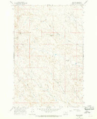 Dice Dam Montana Historical topographic map, 1:24000 scale, 7.5 X 7.5 Minute, Year 1965