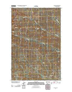 Dice Dam Montana Historical topographic map, 1:24000 scale, 7.5 X 7.5 Minute, Year 2011