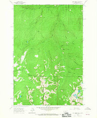 Dick Creek Montana Historical topographic map, 1:24000 scale, 7.5 X 7.5 Minute, Year 1964
