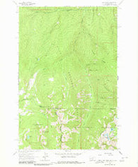 Dick Creek Montana Historical topographic map, 1:24000 scale, 7.5 X 7.5 Minute, Year 1964