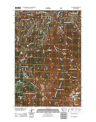 Dick Creek Montana Historical topographic map, 1:24000 scale, 7.5 X 7.5 Minute, Year 2011