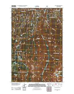Dick Creek Montana Historical topographic map, 1:24000 scale, 7.5 X 7.5 Minute, Year 2011
