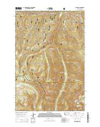 Dick Creek Montana Current topographic map, 1:24000 scale, 7.5 X 7.5 Minute, Year 2014