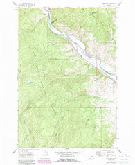 Dickie Hills Montana Historical topographic map, 1:24000 scale, 7.5 X 7.5 Minute, Year 1962