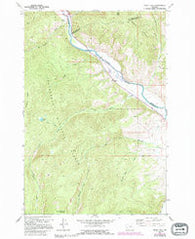 Dickie Hills Montana Historical topographic map, 1:24000 scale, 7.5 X 7.5 Minute, Year 1962