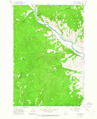 Dickie Hills Montana Historical topographic map, 1:24000 scale, 7.5 X 7.5 Minute, Year 1962