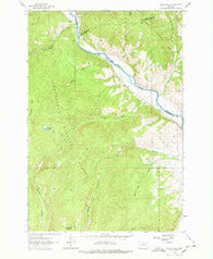 Dickie Hills Montana Historical topographic map, 1:24000 scale, 7.5 X 7.5 Minute, Year 1962