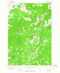 Dickie Peak Montana Historical topographic map, 1:24000 scale, 7.5 X 7.5 Minute, Year 1961