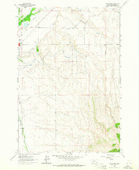 Dillon East Montana Historical topographic map, 1:24000 scale, 7.5 X 7.5 Minute, Year 1962