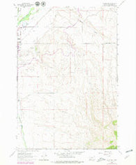 Dillon East Montana Historical topographic map, 1:24000 scale, 7.5 X 7.5 Minute, Year 1962