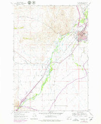 Dillon West Montana Historical topographic map, 1:24000 scale, 7.5 X 7.5 Minute, Year 1963