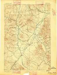 Dillon Montana Historical topographic map, 1:250000 scale, 1 X 1 Degree, Year 1893