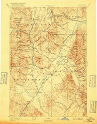 Dillon Montana Historical topographic map, 1:250000 scale, 1 X 1 Degree, Year 1893