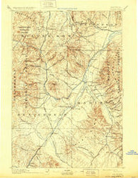 Dillon Montana Historical topographic map, 1:250000 scale, 1 X 1 Degree, Year 1893