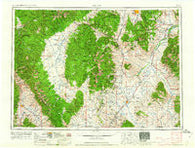 Dillon Montana Historical topographic map, 1:250000 scale, 1 X 2 Degree, Year 1962