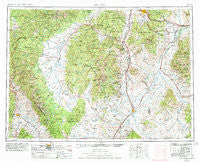 Dillon Montana Historical topographic map, 1:250000 scale, 1 X 2 Degree, Year 1955