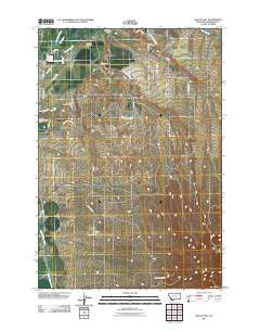 Dillon East Montana Historical topographic map, 1:24000 scale, 7.5 X 7.5 Minute, Year 2011