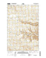 Dione Reservoir Montana Current topographic map, 1:24000 scale, 7.5 X 7.5 Minute, Year 2014