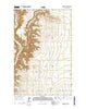 Discovery Butte Montana Current topographic map, 1:24000 scale, 7.5 X 7.5 Minute, Year 2014