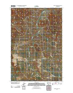 Divide School Montana Historical topographic map, 1:24000 scale, 7.5 X 7.5 Minute, Year 2011