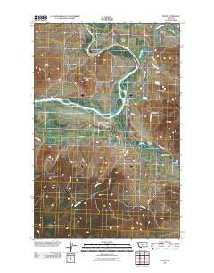 Dixon Montana Historical topographic map, 1:24000 scale, 7.5 X 7.5 Minute, Year 2011