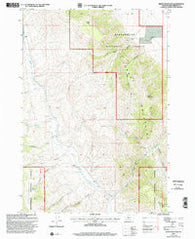 Dixon Mountain Montana Historical topographic map, 1:24000 scale, 7.5 X 7.5 Minute, Year 1997