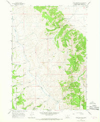 Dixon Mountain Montana Historical topographic map, 1:24000 scale, 7.5 X 7.5 Minute, Year 1965