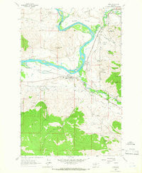 Dixon Montana Historical topographic map, 1:24000 scale, 7.5 X 7.5 Minute, Year 1964