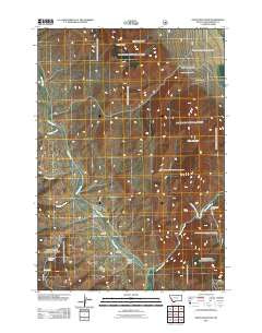 Dixon Mountain Montana Historical topographic map, 1:24000 scale, 7.5 X 7.5 Minute, Year 2011
