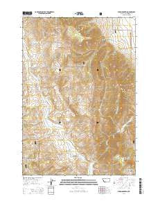 Dixon Mountain Montana Current topographic map, 1:24000 scale, 7.5 X 7.5 Minute, Year 2014