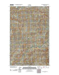 Dodge Reservoir Montana Historical topographic map, 1:24000 scale, 7.5 X 7.5 Minute, Year 2011