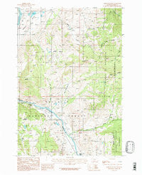 Dome Mountain Montana Historical topographic map, 1:24000 scale, 7.5 X 7.5 Minute, Year 1986