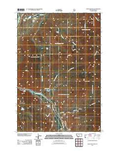 Dome Mountain Montana Historical topographic map, 1:24000 scale, 7.5 X 7.5 Minute, Year 2011