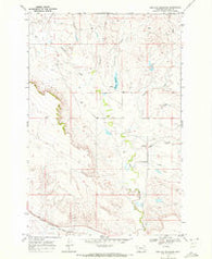 Donleys Reservoir Montana Historical topographic map, 1:24000 scale, 7.5 X 7.5 Minute, Year 1968