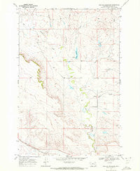 Donleys Reservoir Montana Historical topographic map, 1:24000 scale, 7.5 X 7.5 Minute, Year 1968