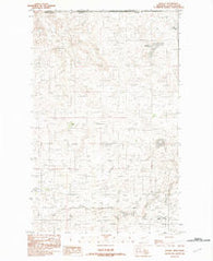 Dooley Montana Historical topographic map, 1:24000 scale, 7.5 X 7.5 Minute, Year 1983
