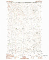 Dooley Montana Historical topographic map, 1:24000 scale, 7.5 X 7.5 Minute, Year 1983