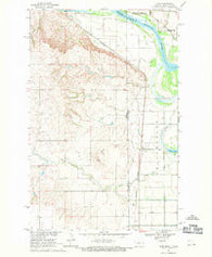Dore North Dakota Historical topographic map, 1:24000 scale, 7.5 X 7.5 Minute, Year 1968