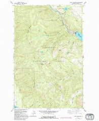Doris Mountain Montana Historical topographic map, 1:24000 scale, 7.5 X 7.5 Minute, Year 1991