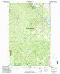 Doris Mountain Montana Historical topographic map, 1:24000 scale, 7.5 X 7.5 Minute, Year 1994