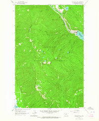 Doris Mountain Montana Historical topographic map, 1:24000 scale, 7.5 X 7.5 Minute, Year 1962